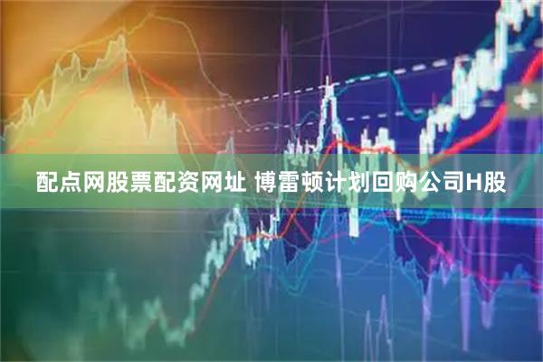 配点网股票配资网址 博雷顿计划回购公司H股